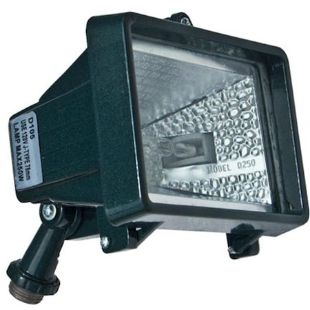 Dabmar Lighting Dabmar Lighting D105-G Cast Aluminum Area Flood Light; Green D105-G